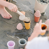 Retro Silicone Ice Cream Beach Set – 11-Piece Sand & Water Play Kit
