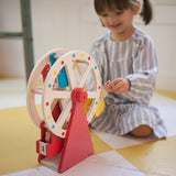 Wooden Ferris Wheel Play Set – Spinning Carnival Fun