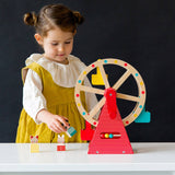 Wooden Ferris Wheel Play Set – Spinning Carnival Fun