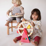 Wooden Ferris Wheel Play Set – Spinning Carnival Fun
