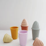 Retro Silicone Ice Cream Beach Set – 11-Piece Sand & Water Play Kit