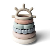 Soft Silicone Stacking Ring Toy | Sun Colors | Baby & Toddler Development