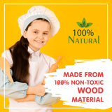 2-in-1 Mini Wooden Kitchen Play Set – 15-Piece Cooking Fun