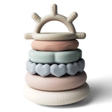 Soft Silicone Stacking Ring Toy | Sun Colors | Baby & Toddler Development