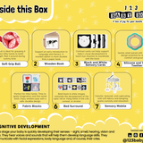Montessori Baby Box 0–3 Months | Sensory Development Set