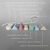 Montessori Silicone Lacing Toy | Ali+Oli Sensory Beads