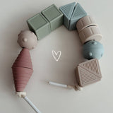 Montessori Silicone Lacing Toy | Ali+Oli Sensory Beads