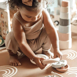 Soft Silicone Stacking Ring Toy | Sun Colors | Baby & Toddler Development